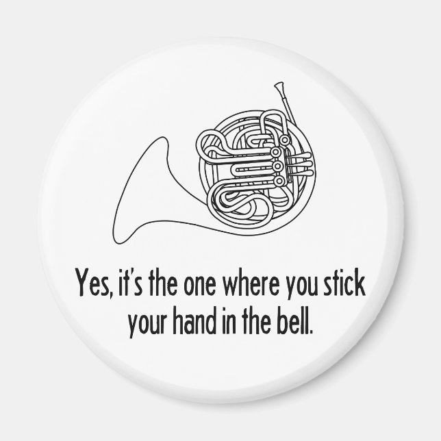 Französisches Horn Magnet (Vorne)