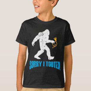 Französisches Horn-Spieler Tooted ich Bigfoot T-Shirt