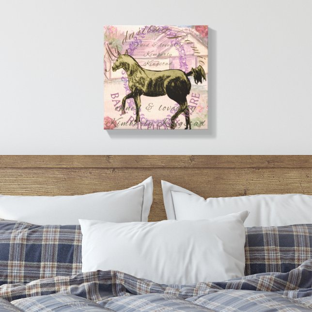 französisches Jamie Leinwanddruck (Insitu (Schlafzimmer))
