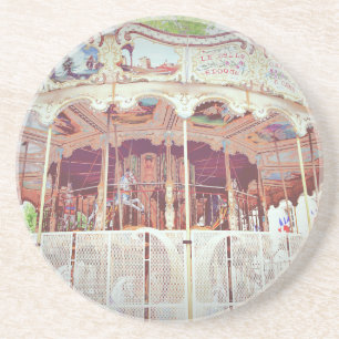 französisches Karussell Getränkeuntersetzer
