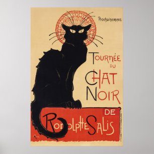 Französisches Katzenposter Poster