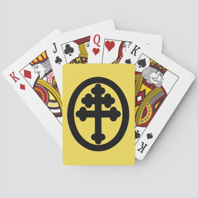 Französisches Kreuz Spielkarten (Rückseite)