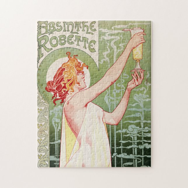 Französisches Kunst nouveau Plakat "Wermut Robette (Vertikal)
