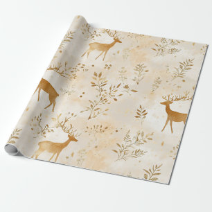 Französisches Land Reh Muster Geschenkpapier