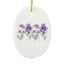 Französisches Lavendel-Wasserfarbmuster