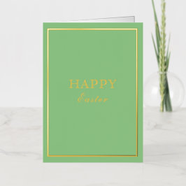 Französisches Macaron Frohe Ostern Grün