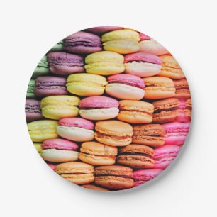 Französisches macaron pappteller