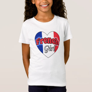 Französisches Mädchen T-Shirt