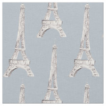Französisches Muster-Gewebe Eiffelturm-Paris