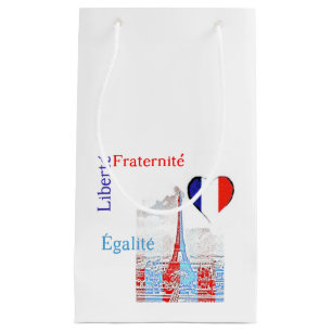 Französisches patriotisches kleine geschenktüte