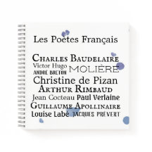 Französisches Poet-Notebook