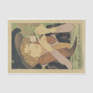Französisches Poster Seidenpapier