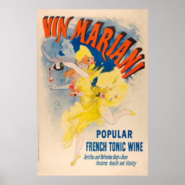 Französisches Poster: Vin Mariani, französischer T Poster (Vorne)