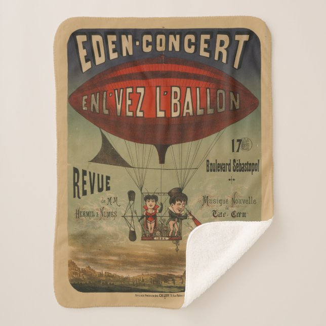 Französisches Poster von zwei Künstlern in der Luf Sherpadecke (Vorderseite)