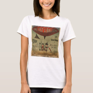 Französisches Poster von zwei Künstlern in der Luf T-Shirt