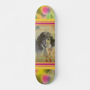 Französisches Postkartenskateboard Skateboard