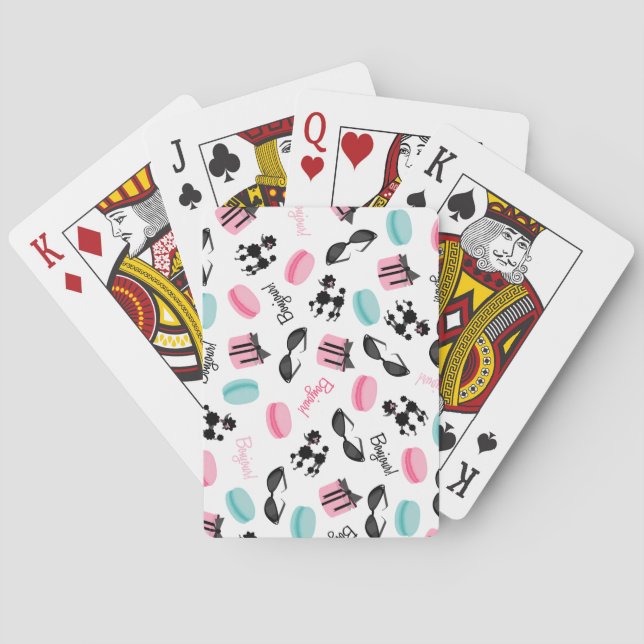 Französisches Spiel Spielkarten (Rückseite)