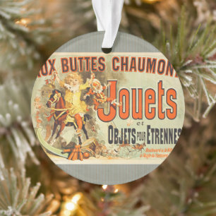 Französisches Spielzeug Joets Friends Vintage Post Ornament