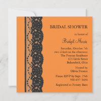 Französisches Spitzen-Brautparty 2 (orange)