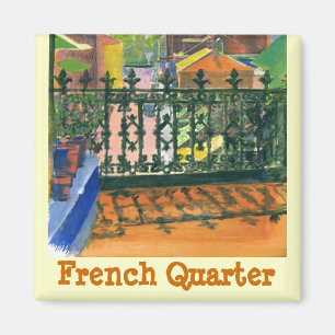 Französisches Viertel-Balkon, französisches Magnet