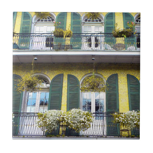 Französisches Viertel-Keramik-Fliesen New Orleans Fliese (Vorderseite)
