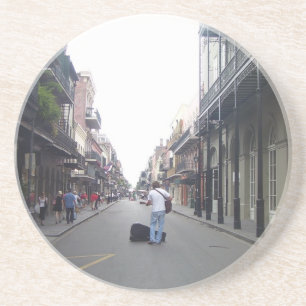 Französisches Viertel New Orleans Getränkeuntersetzer