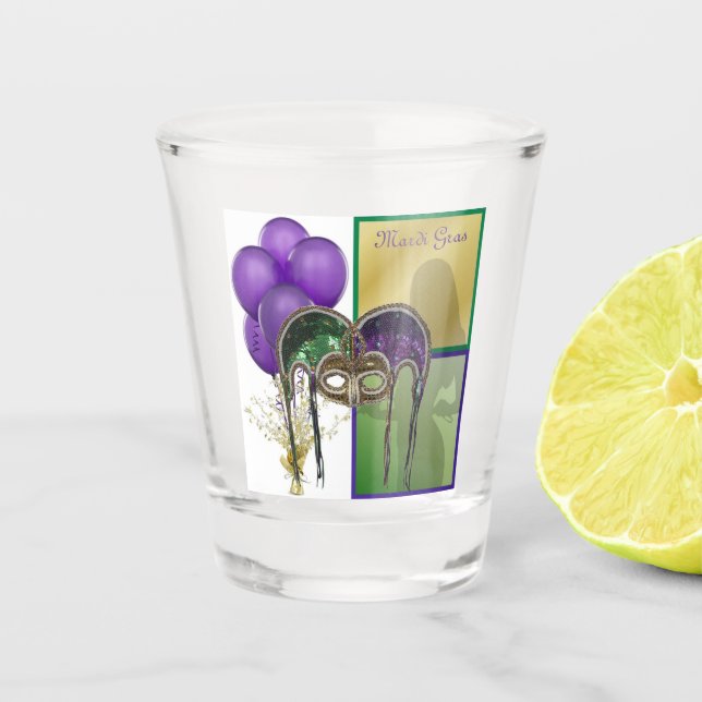 französisches Viertel Schnapsglas (Vorderseite)