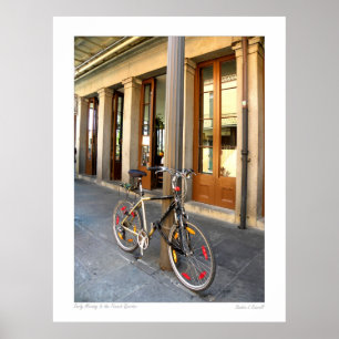Französisches Viertel-Straßen-Szene New Orleans Poster