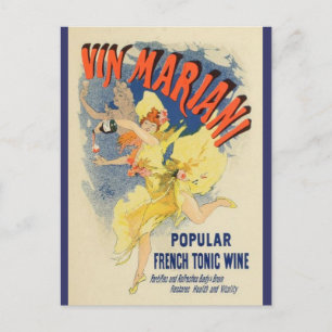 Französisches Vintage-Plakat Postkarte Belle Epoqu