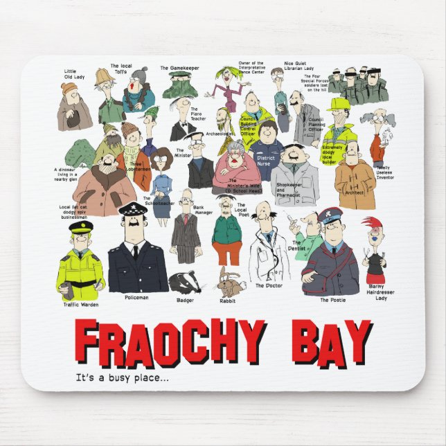 Fraochy Bucht Mousemat Mousepad (Vorne)