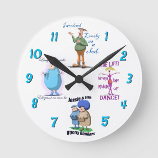 Fraochy Bucht-Uhr Runde Wanduhr