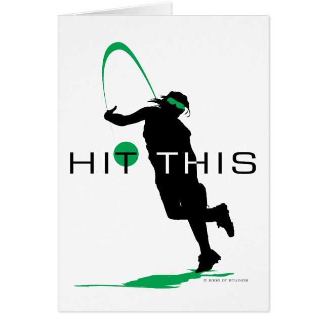 Frappez ce base-ball vert de broc (Devant)