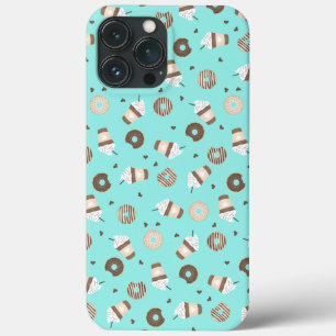 Frappuccino Kaffee Sprinkler Donut Muster Case-Mate iPhone Hülle