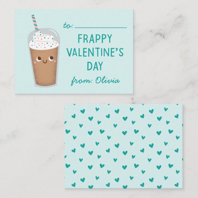 Frappy Valentine's Day - Carte de billet (Devant / Derrière)