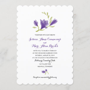 Frarant Freesia Petals   Hochzeit Einladung