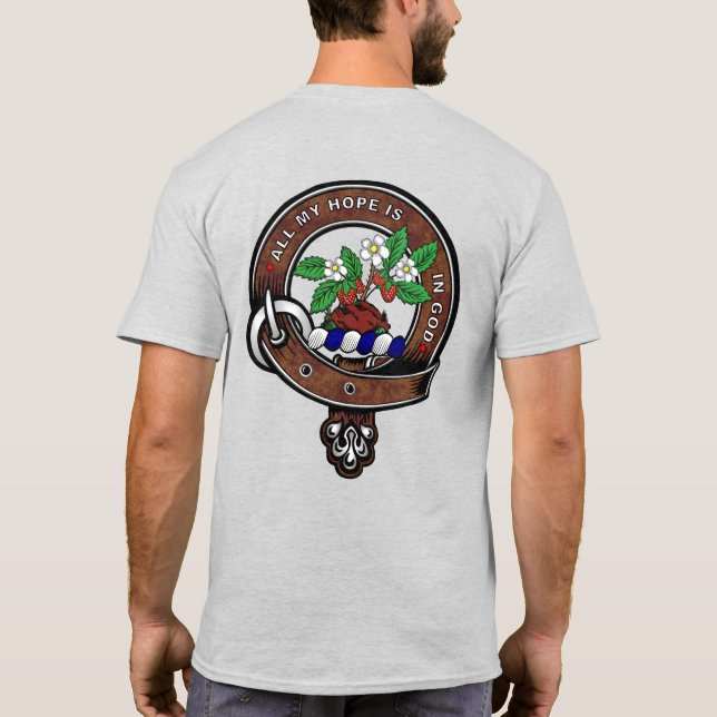 Fraser Clan Abzeichen T-Shirt (Rückseite)