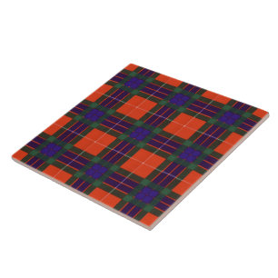 Fraser Clan karierter schottischer Tartan Fliese