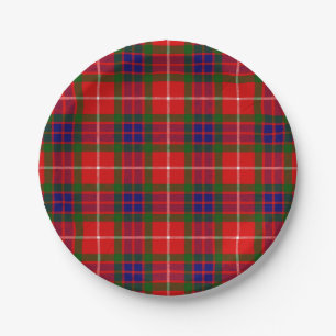 Fraser Clan Tartan Pappteller