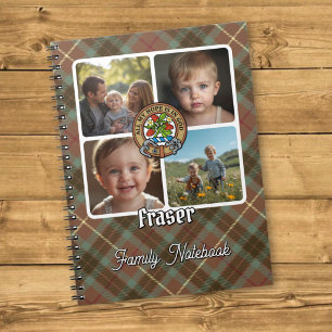 Fraser Familienfoto-Collage Notizblock
