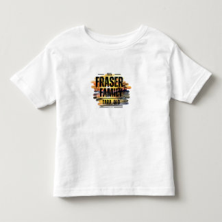 Fraser Family Wiedersehen 2025 Design 16 Kleinkind Kleinkind T-shirt
