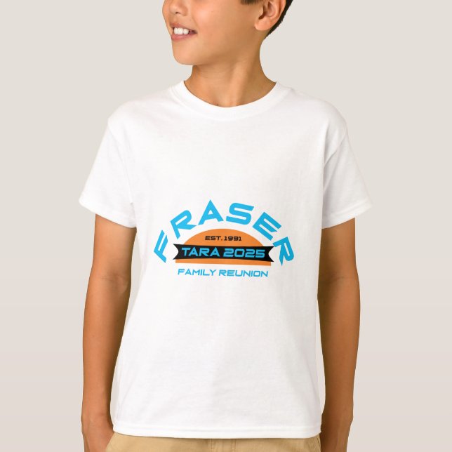 Fraser Family Wiedersehen 2025 Design 2 Kinder T - T-Shirt (Vorderseite)