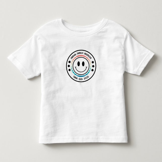 Fraser Family Wiedersehen 2025 Design 5 KleinkindT Kleinkind T-shirt (Vorderseite)