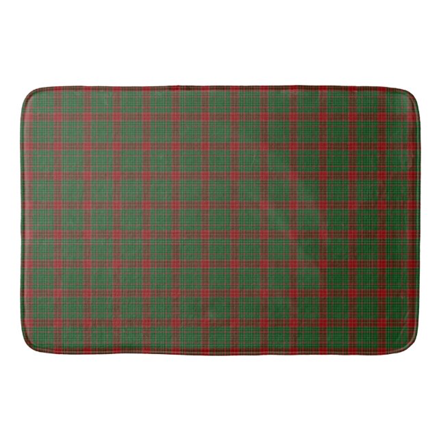 Fraser of Castle Leathers Tartan Kariertes Muster Badematte (Vorderseite)