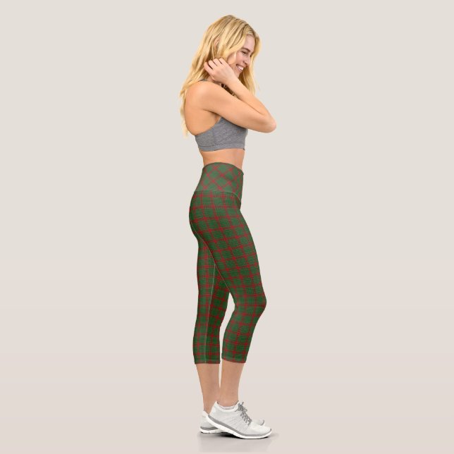 Fraser of Castle Leathers Tartan Kariertes Muster Capri Leggings (Rechts)