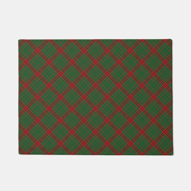 Fraser of Castle Leathers Tartan Kariertes Muster Fußmatte (Vorderseite)