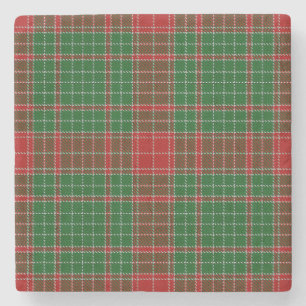 Fraser of Castle Leathers Tartan Steinuntersetzer