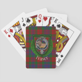 Fraser schottischer Clan Tartan & Wappen Spielkarten