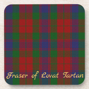 Fraser Tartan Untersetzer Hochzeitsgeschenk Set 6