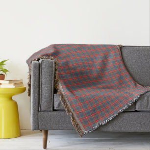 Fraser von Lovat alter Tartan-hellblauem kariertem Decke