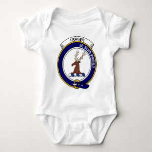 Fraser (von Lovat) Clan-Abzeichen Baby Strampler